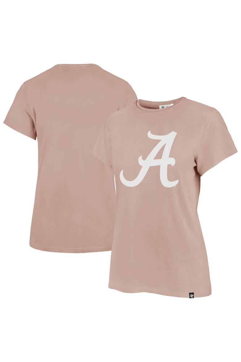Women's '47  Pink Alabama Crimson Tide Premier Frankie T-Shirt, Main, color, Pink