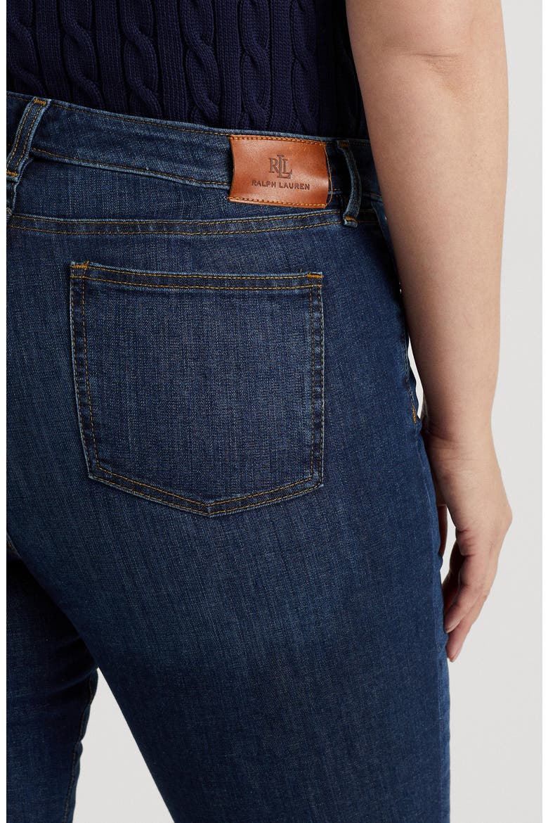 Mid Rise Straight Leg Jeans, Alternate, color, DEEP ROYAL
