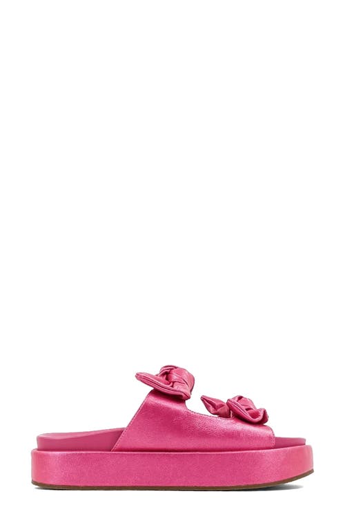 Shushop Kiki Platform Slide Sandal In Pink