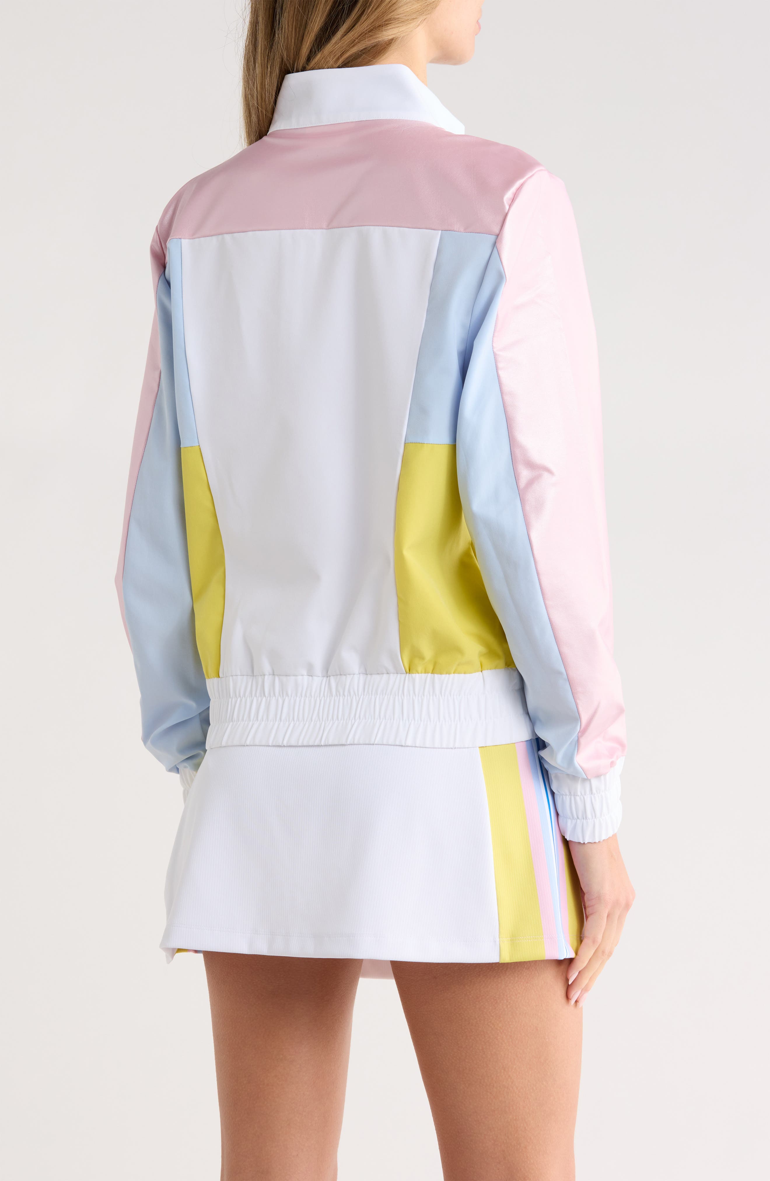 Colorblock Quarter Zip Pullover - image 2