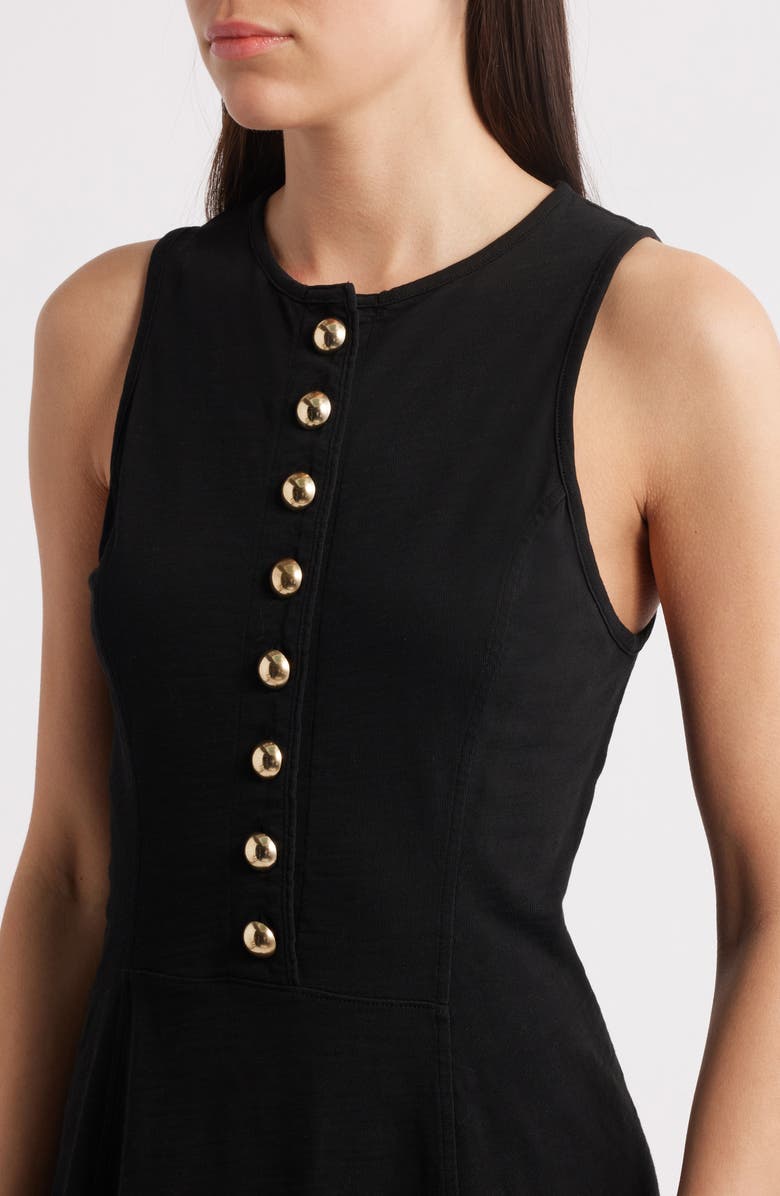 Nation LTD Jayna Fit & Flare Minidress, Alternate, color, Jet Black