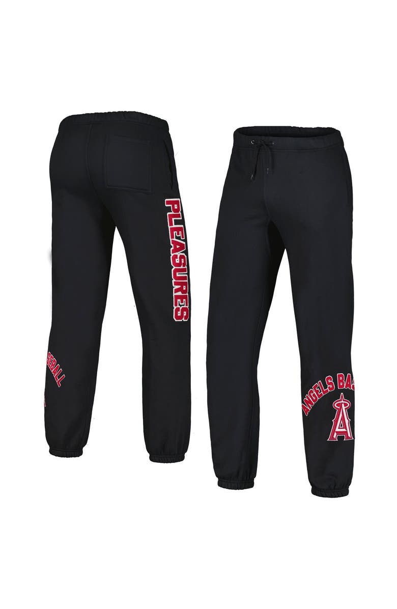 PLEASURES Men's PLEASURES Black Los Angeles Angels Opening Day Sweatpants, Main, color, Black