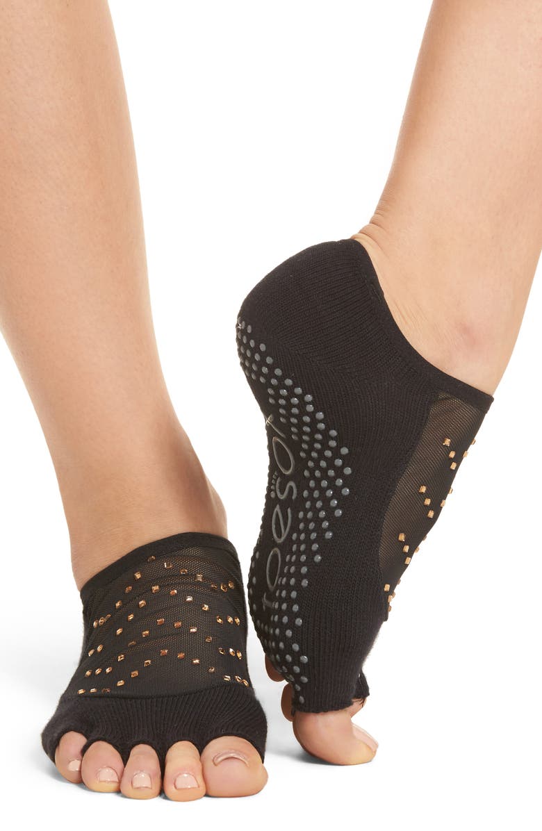 ToeSox Luna Half Toe Gripper Socks, Alternate, color,