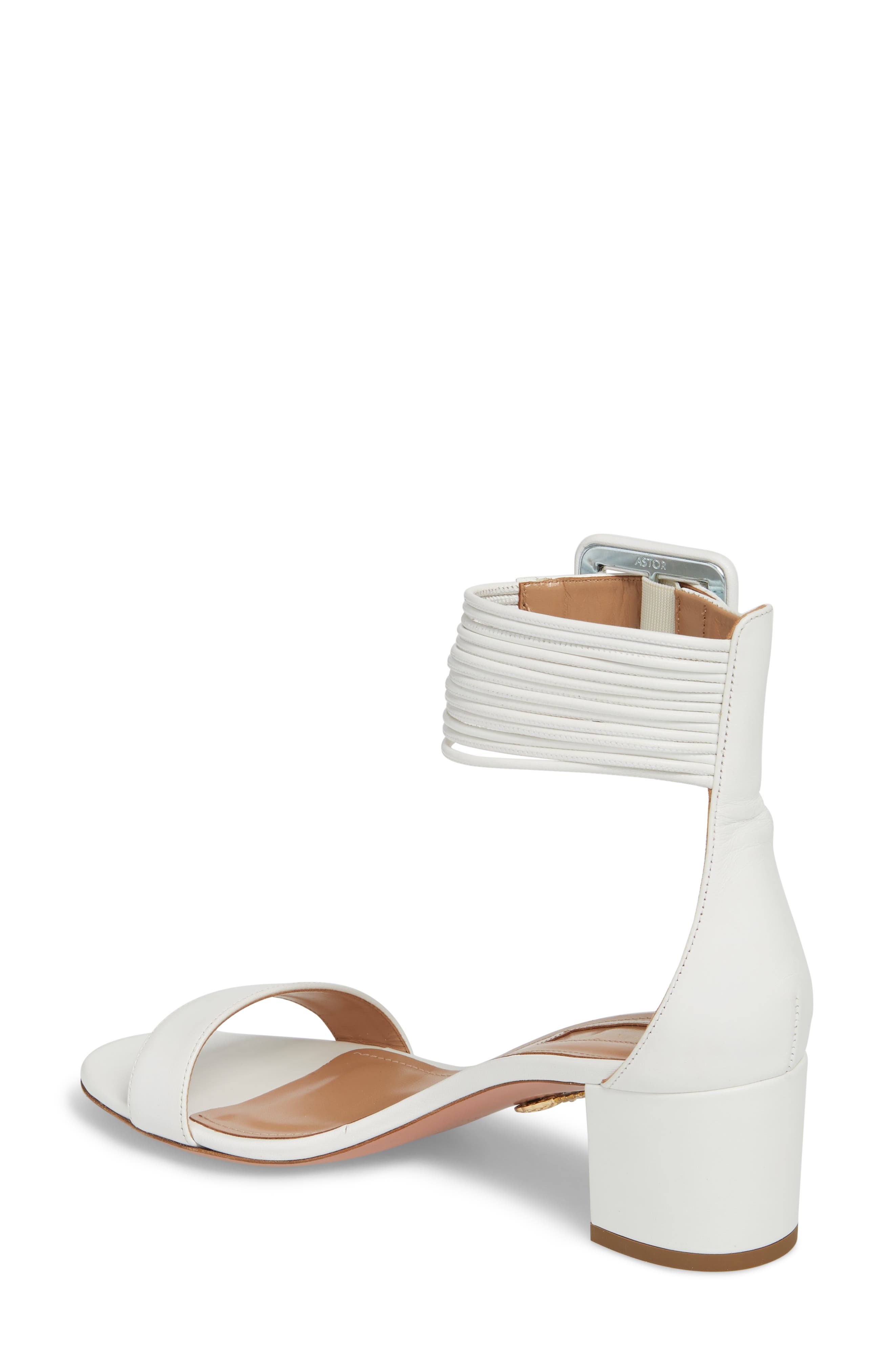 Aquazzura Casablanca Ankle Cuff Sandal, Alternate, color, 