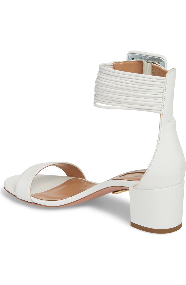 Aquazzura Casablanca Ankle Cuff Sandal, Alternate, color,
