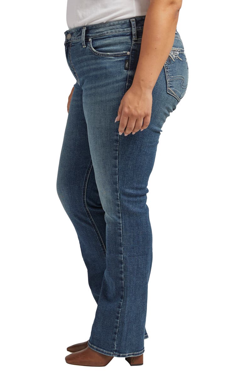 Silver Jeans Co. Elyse Mid Rise Slim Bootcut Jeans, Alternate, color, 