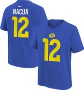 Nike Youth Nike Puka Nacua Royal Los Angeles Rams Name & Number T-Shirt