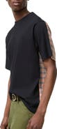Burberry Check Cotton T-shirt
