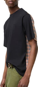 Burberry Check Cotton T-shirt
