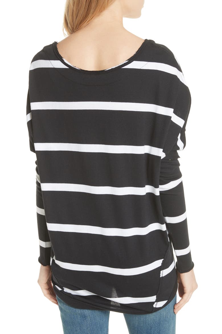 Upstate Stripe Tee, Alternate, color, ONYX COMBO