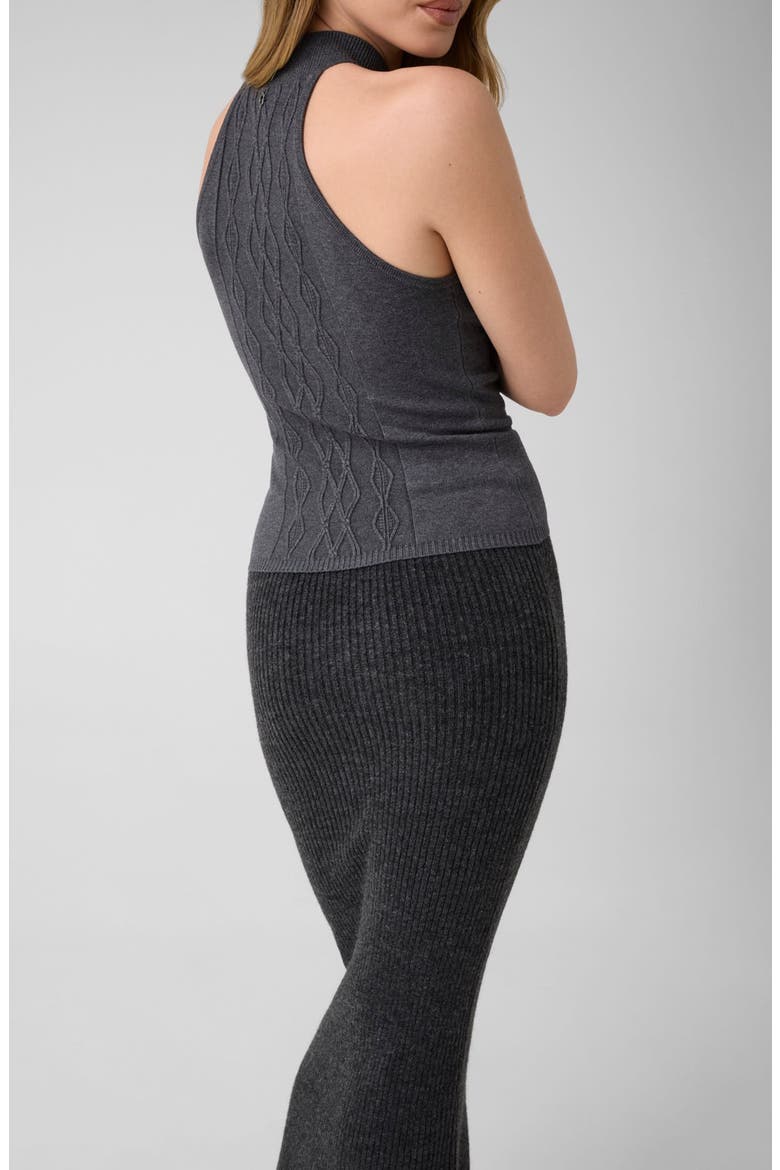Emily Ribbed Sweater Skirt, Alternate, color, OPEN GREY