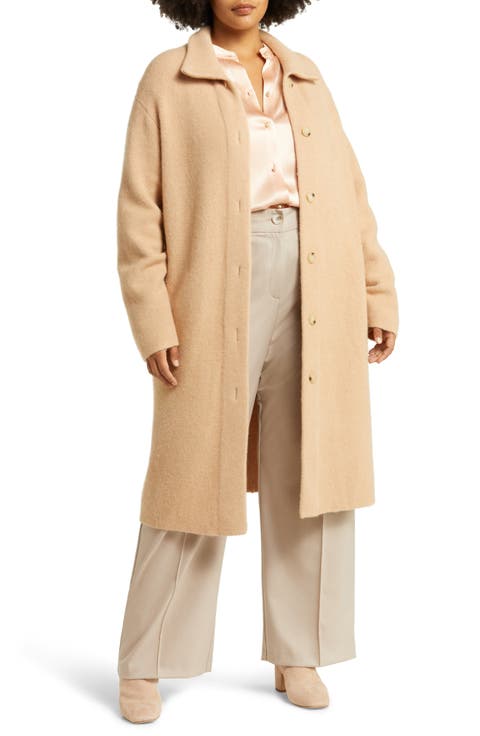 Collared Cardigan Sweater Coat