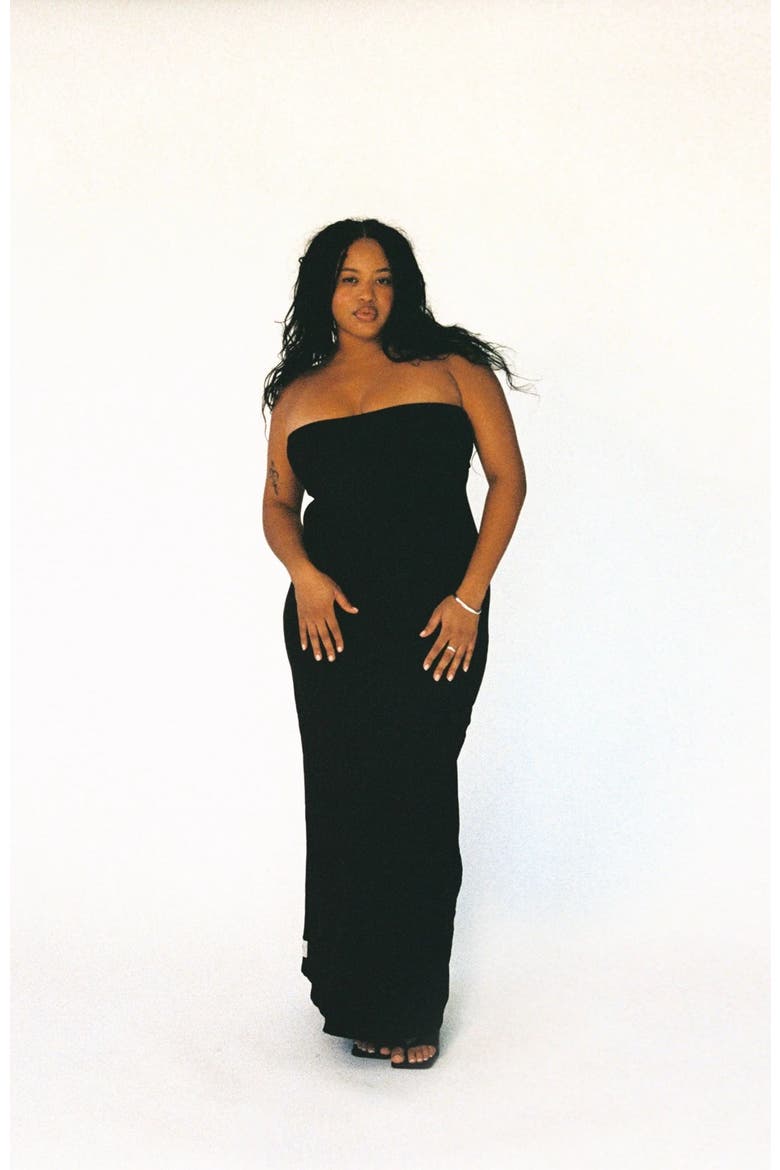 The First Date Dress, Alternate, color, Black