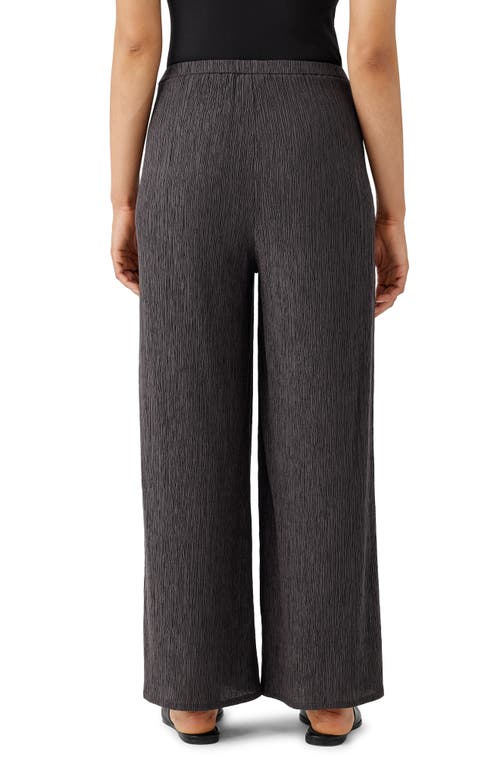 Eileen Fisher Slit Hem Plissé Ankle Pants