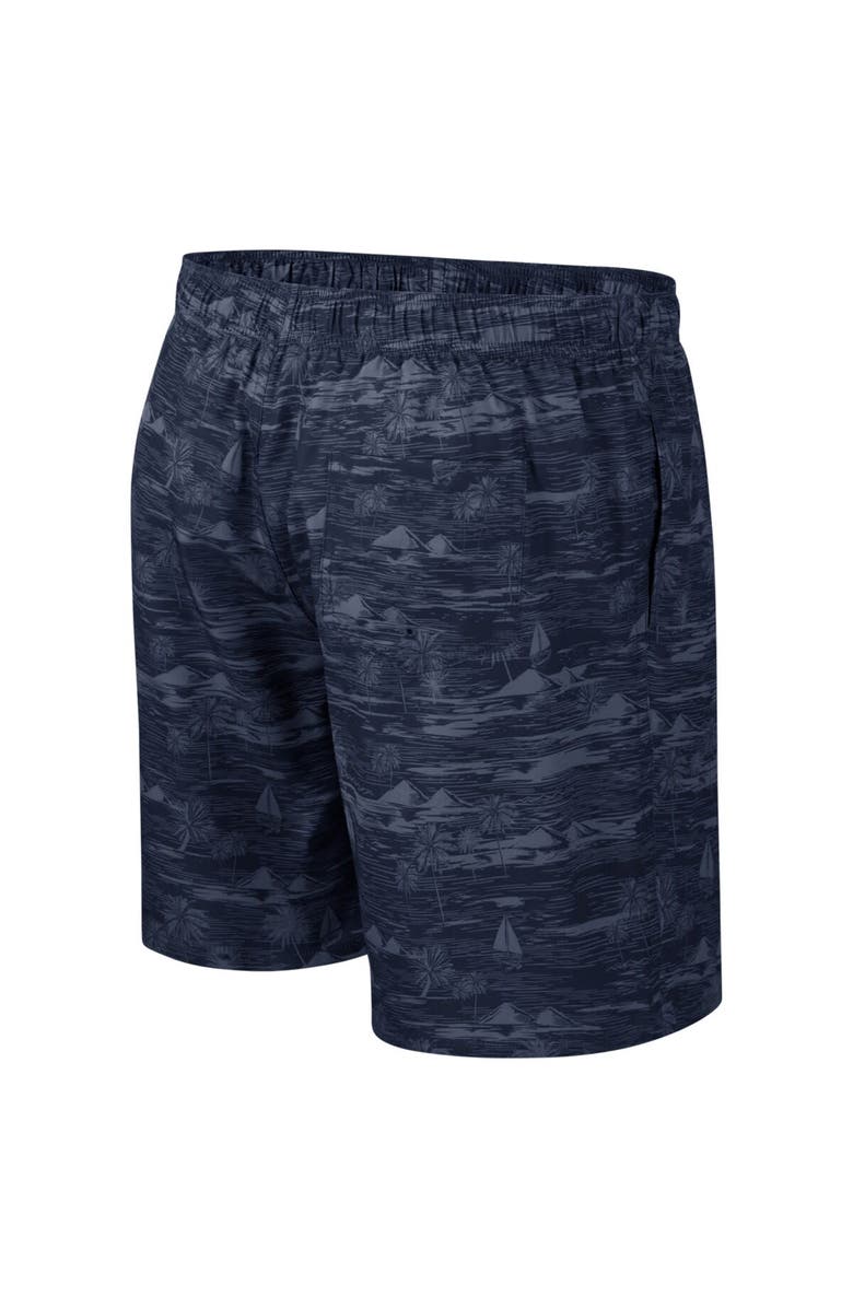 COLOSSEUM Men's Colosseum Navy Georgia Tech Yellow Jackets Ozark Swim Shorts, Alternate, color, 