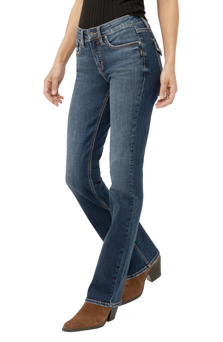 Silver Jeans Co. Suki Slim Bootcut Jeans, Alternate, color, Georgia