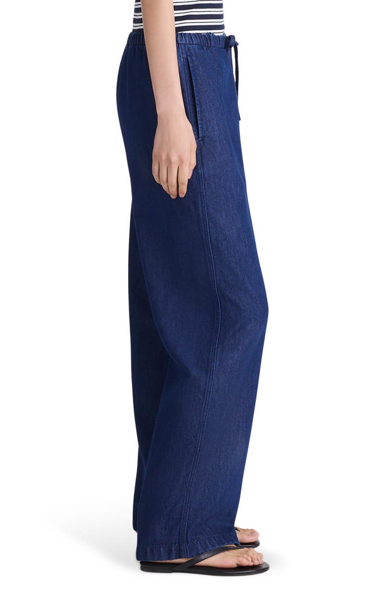 Madewell Airy Denim Pull-On Pants, Alternate, color, Nostalgic Blue