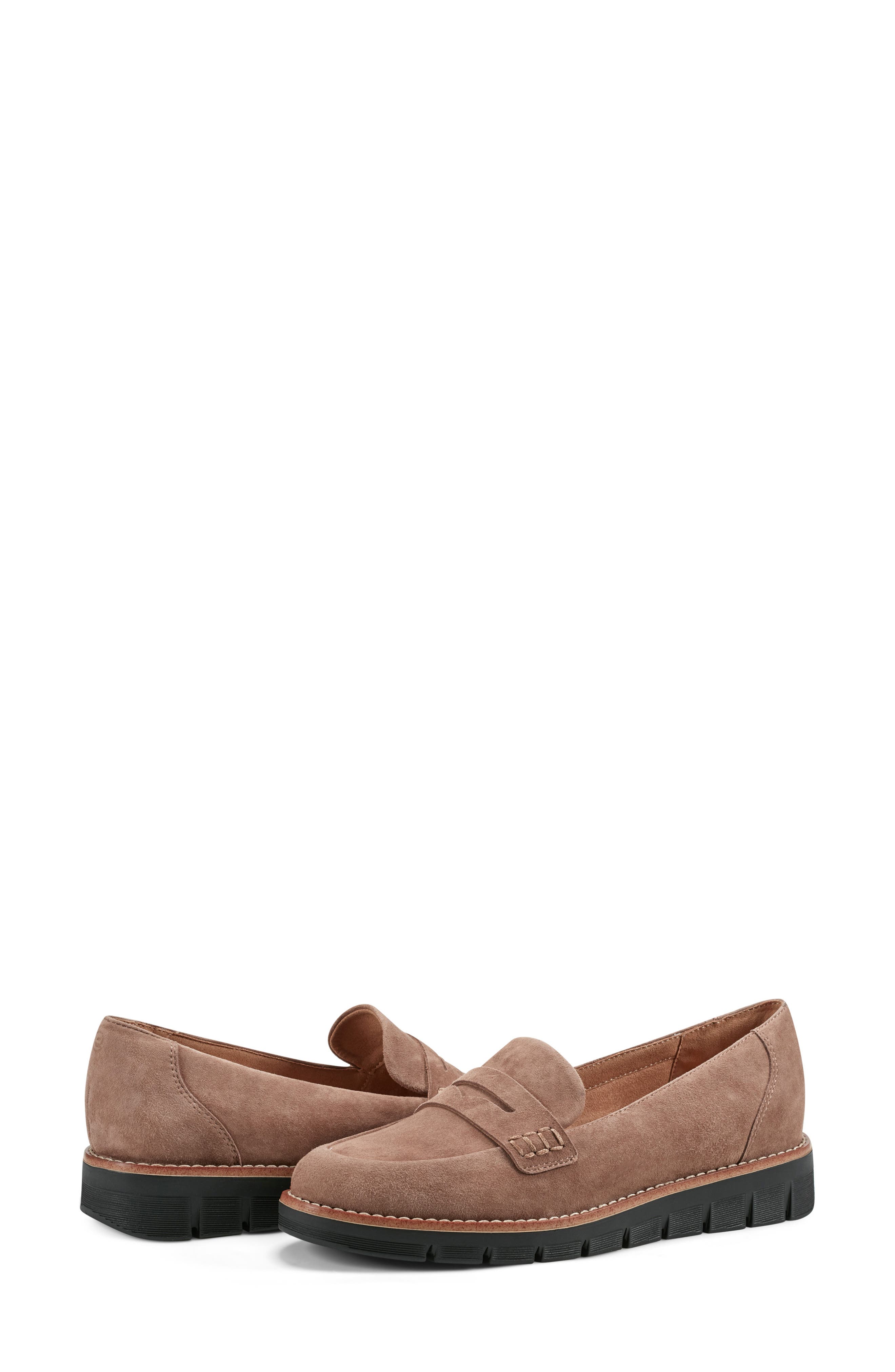 Velia Penny Loafer, Alternate, color, TAUPE