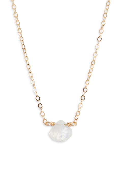 Birthstone Pendant Necklace