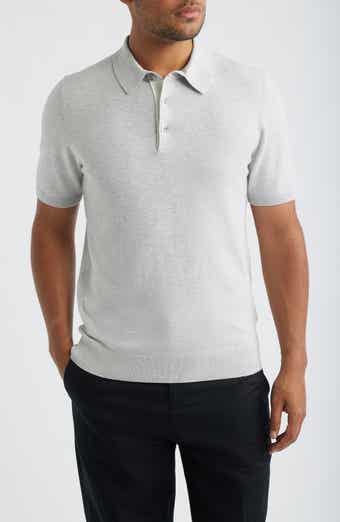 Finch Short Sleeve Linen & Cotton Polo Sweater