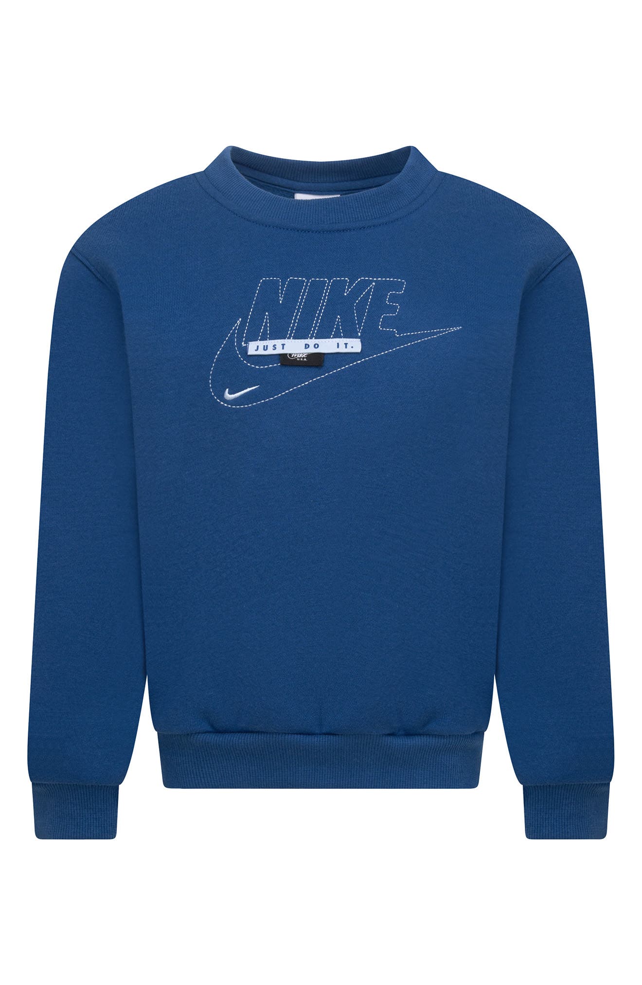 Nike Kids' Sportswear Club Specialty Fleece Crewneck Sweatshirt