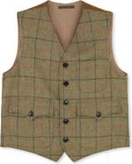 Fortela Sartoriale Wool Check Vest
