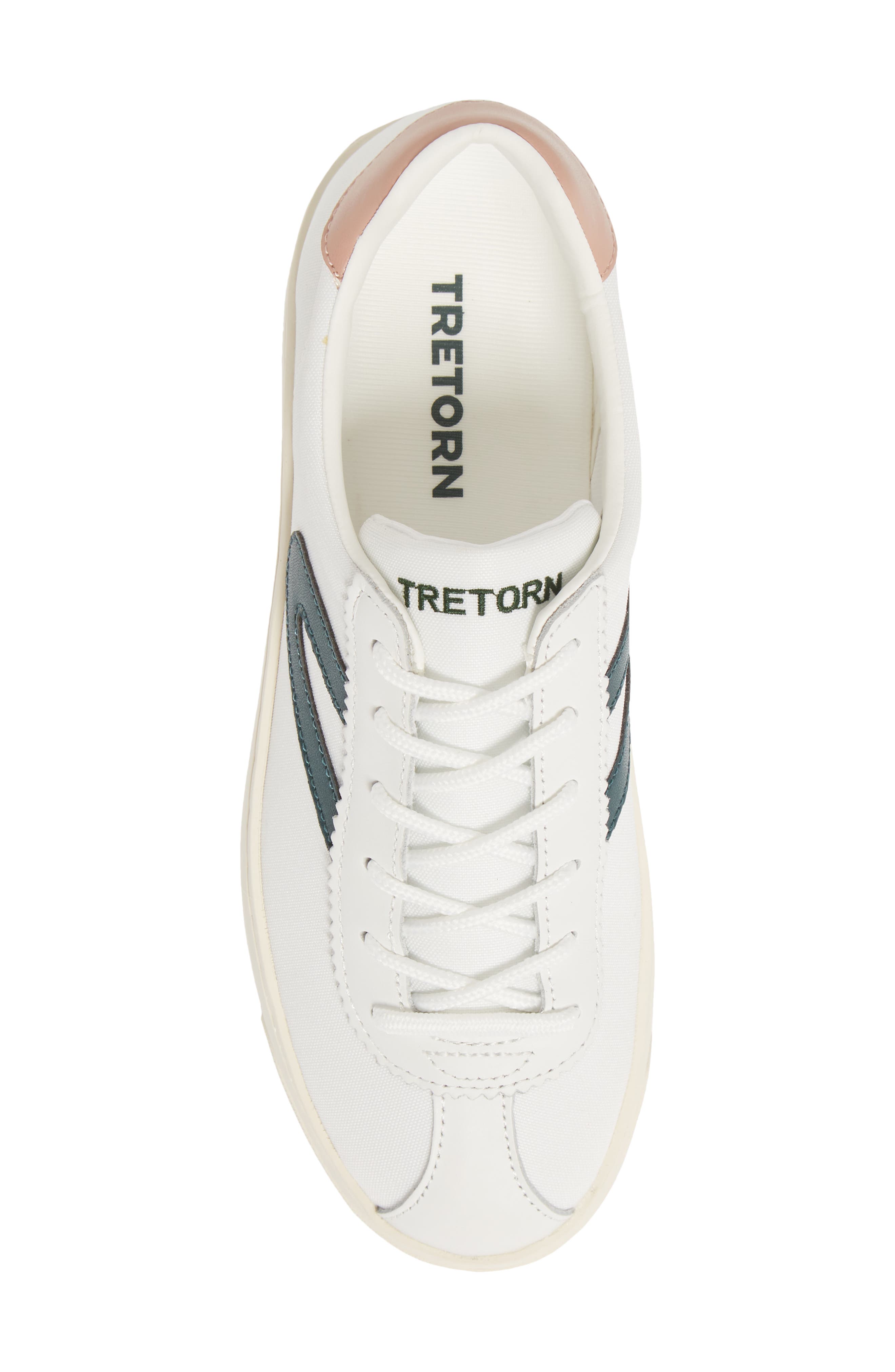Hayden Low Top Sneaker, Alternate, color, WHITE/ GREEN/ PINK