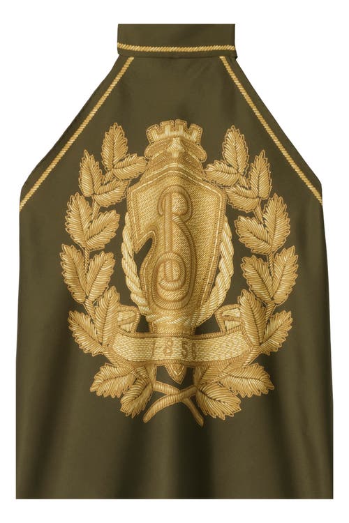 Burberry B Crest Silk Scarf Top