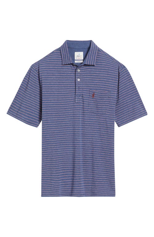 Johnnie-o Ryan Stripe Polo In Multi