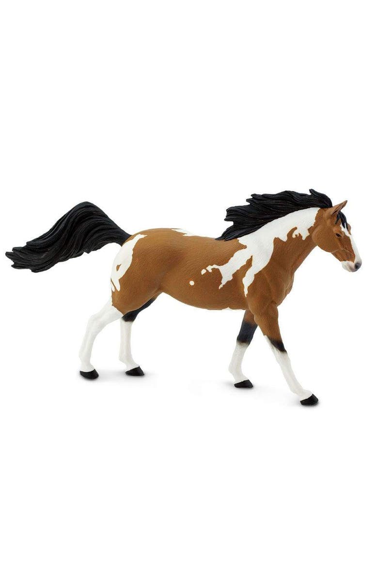 Safari Ltd. Pinto Mustang Stallion Horse Toy, Main, color, NO COLOR