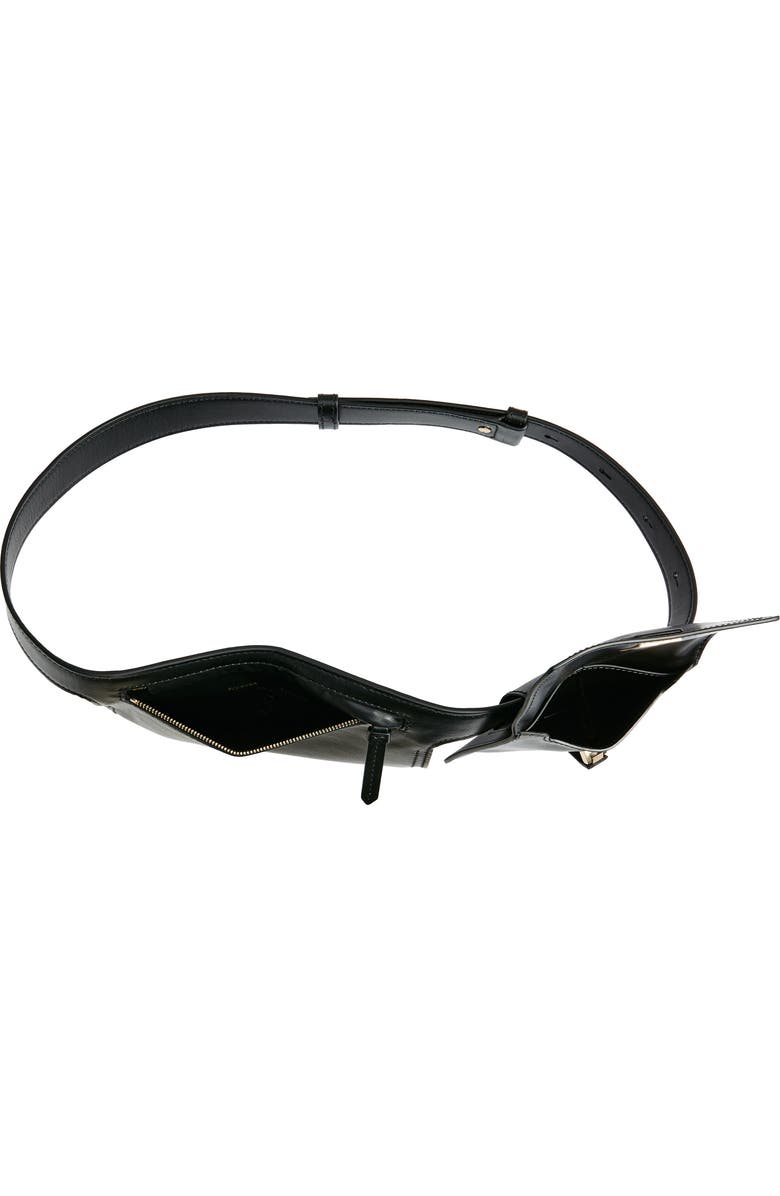 Proenza Schouler Double Pocket Leather Belt Bag, Alternate, color,