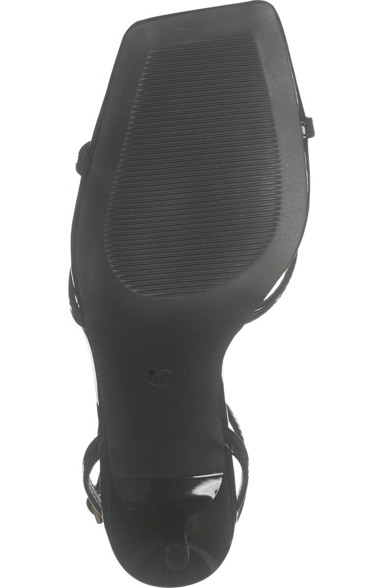 RACHEL Rachel Roy Sybil Bow Ankle Strap Sandal, Alternate, color, Black Patent