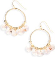 Cara Crystal Hoop Earrings
