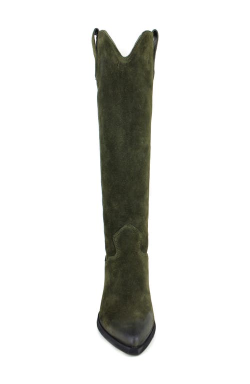 Zigi Valezka Knee High Boot In Green