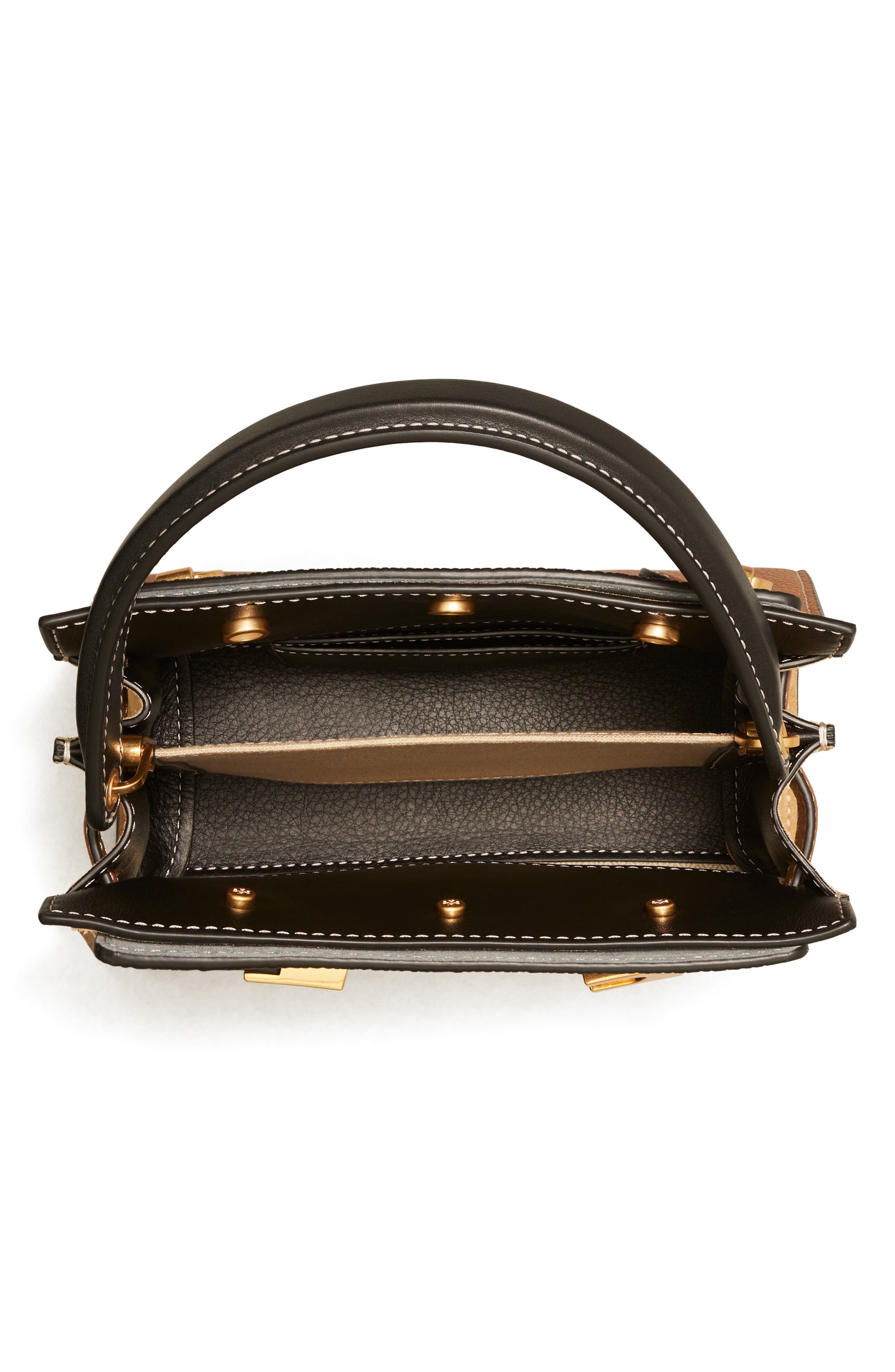 Tory Burch Lee Radziwill Petite Double Handbag, Alternate, color, 