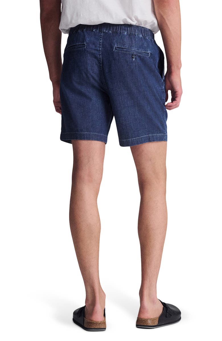 Mavi Jeans Clint Drawstring Chambray Shorts, Alternate, color, Dark Chambray