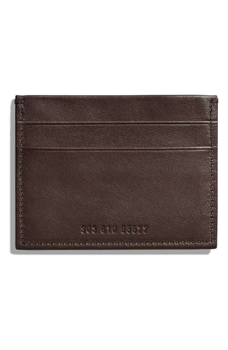 Shinola Five Pocket Heritage RFID Card Case, Alternate, color, 
