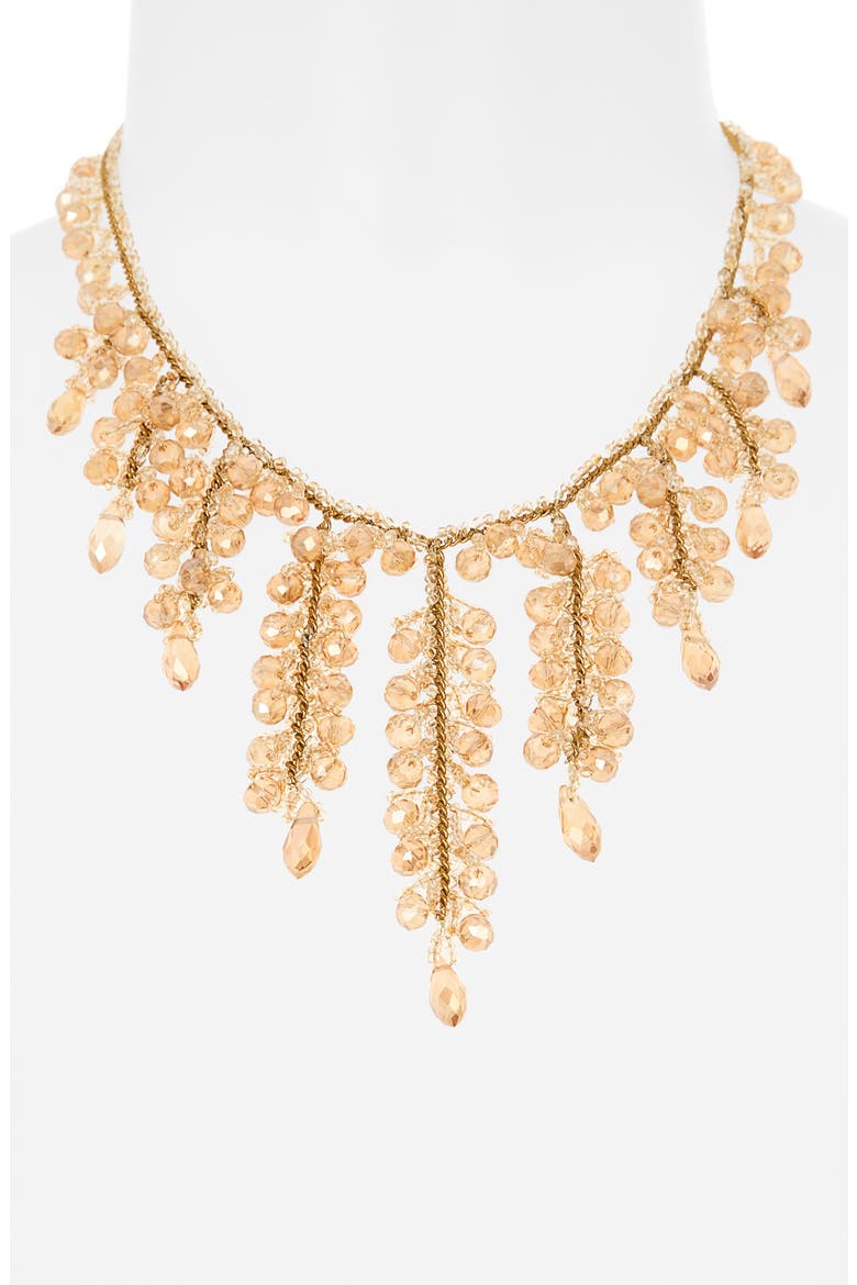Felice Frontal Necklae, Alternate, color, GOLD