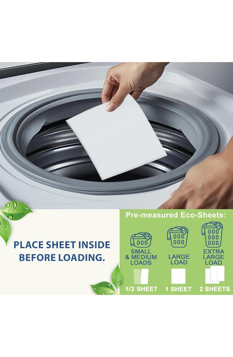 MorningRain Eco Fabric Softener Sheets, Fragrance Free, 30 Sheets, 60 Loads, Alternate, color, Multicolored