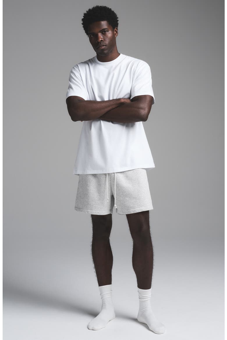 Relaxed Fit Heavyweight Cotton T-Shirt, Alternate, color, CHALK