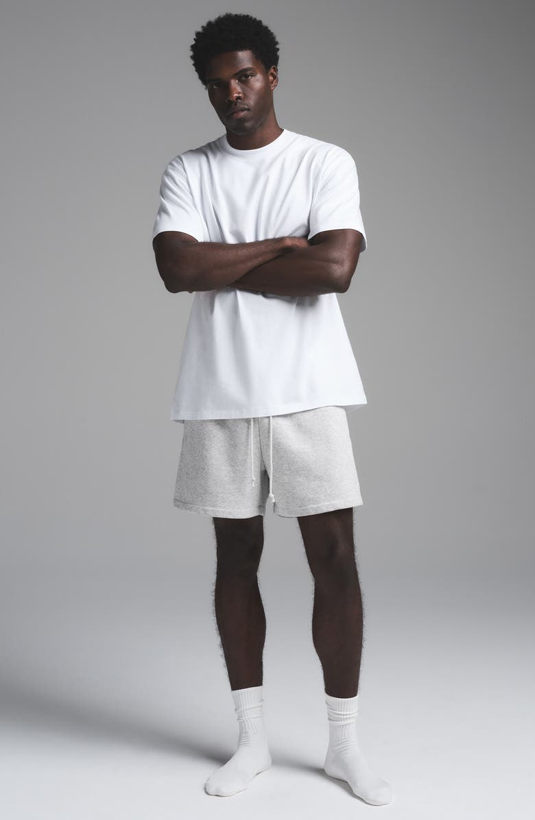 SKIMS Relaxed Fit Heavyweight Cotton T-Shirt, Alternate, color, Chalk