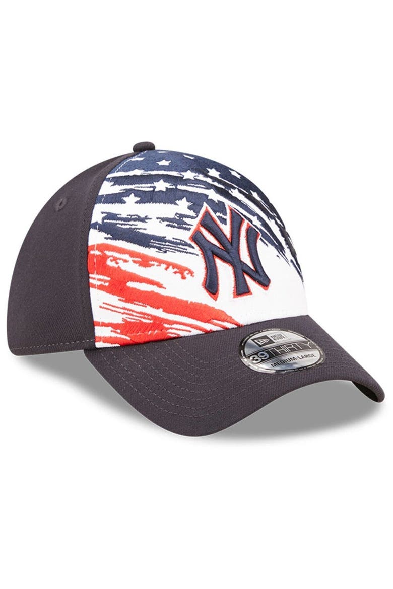 Men's New Era Navy New York Yankees 2022 4th of July 39THIRTY Flex Hat, Alternate, color, Navy