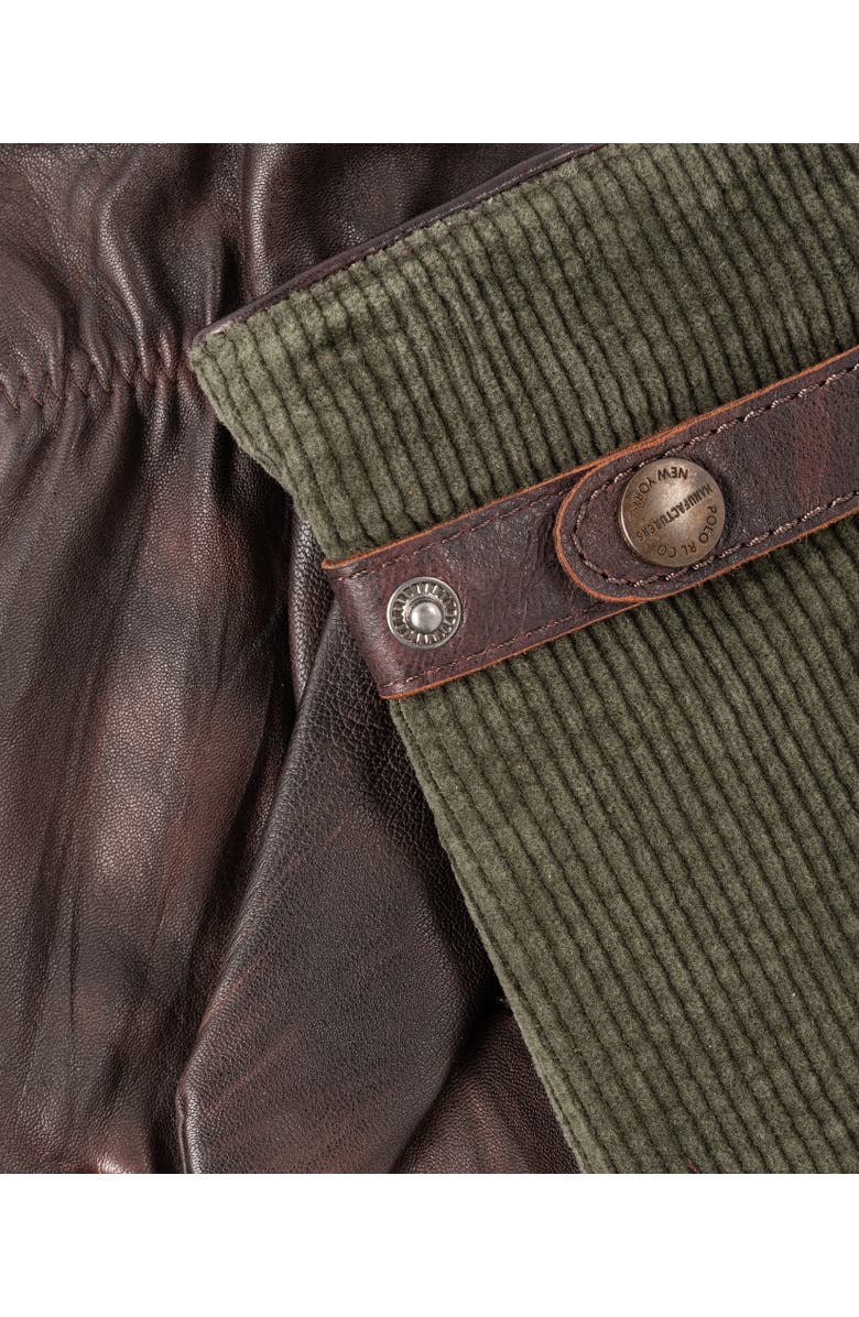 Polo Ralph Lauren Corduroy Hybrid Glove, Alternate, color, Estate Olive