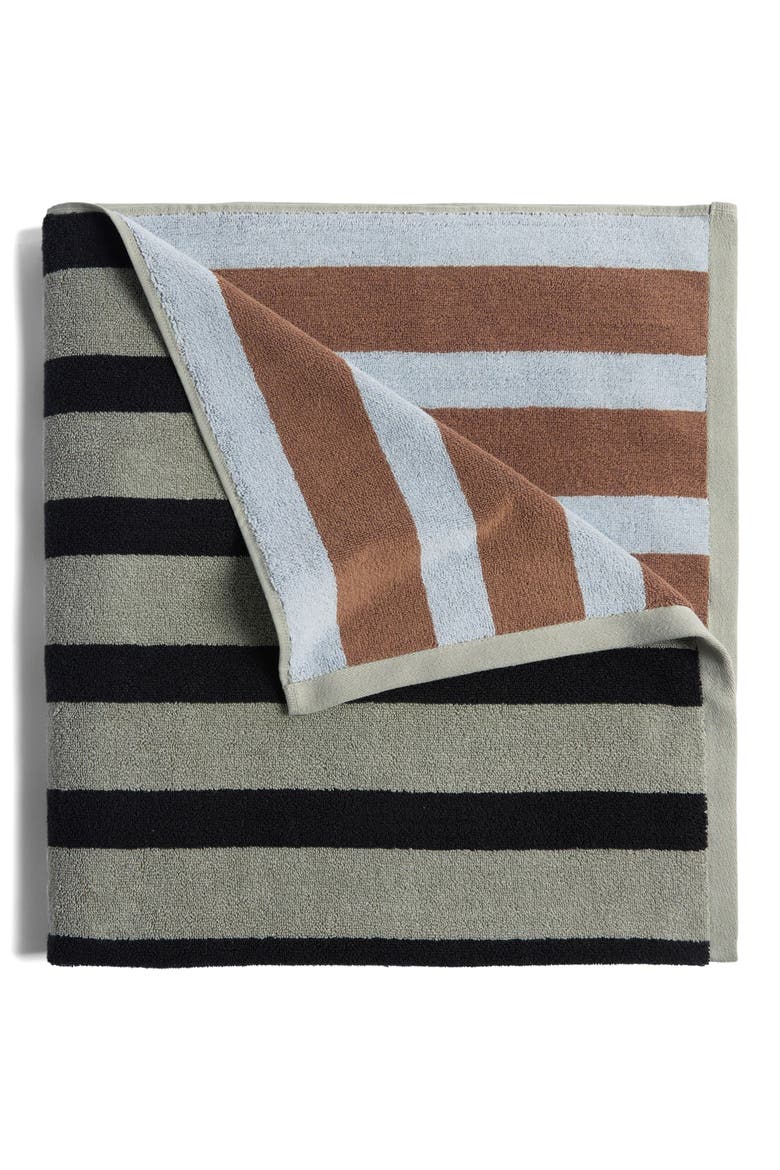 Cabana Organic Cotton Beach Towel, Main, color, SAGE AND HONEY