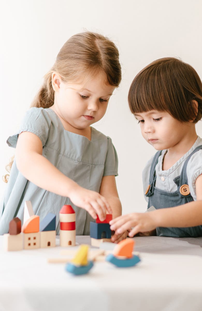 PlanToys<sup>®</sup> Marina Block Playset, Alternate, color, Assorted