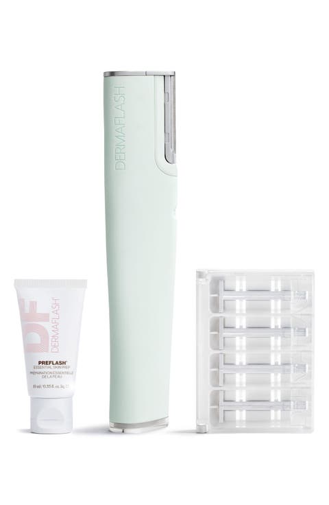 LUXE+ Anti-Aging Sonic Dermaplaning + Peach Fuzz Removal Set