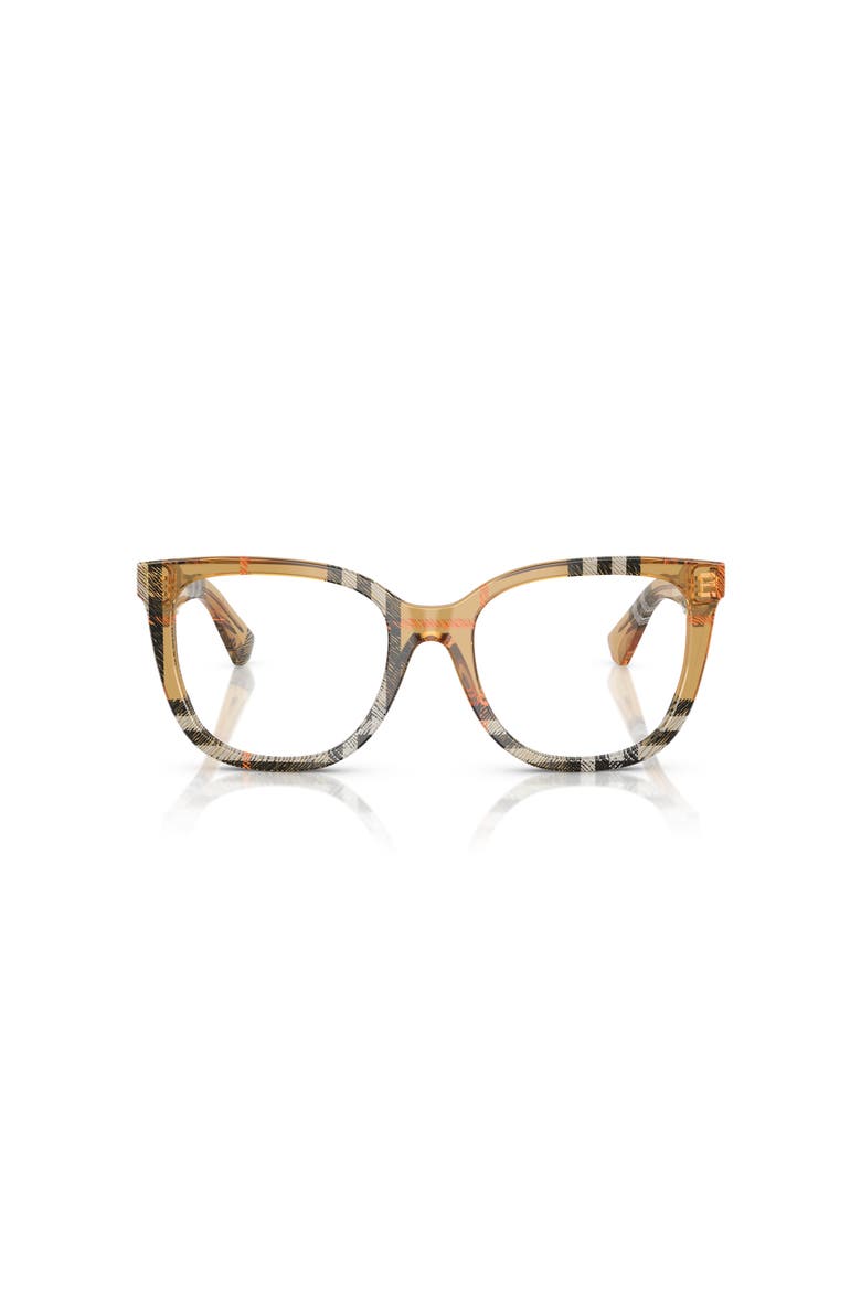 51mm Square optical glasses, Alternate, color, Brown