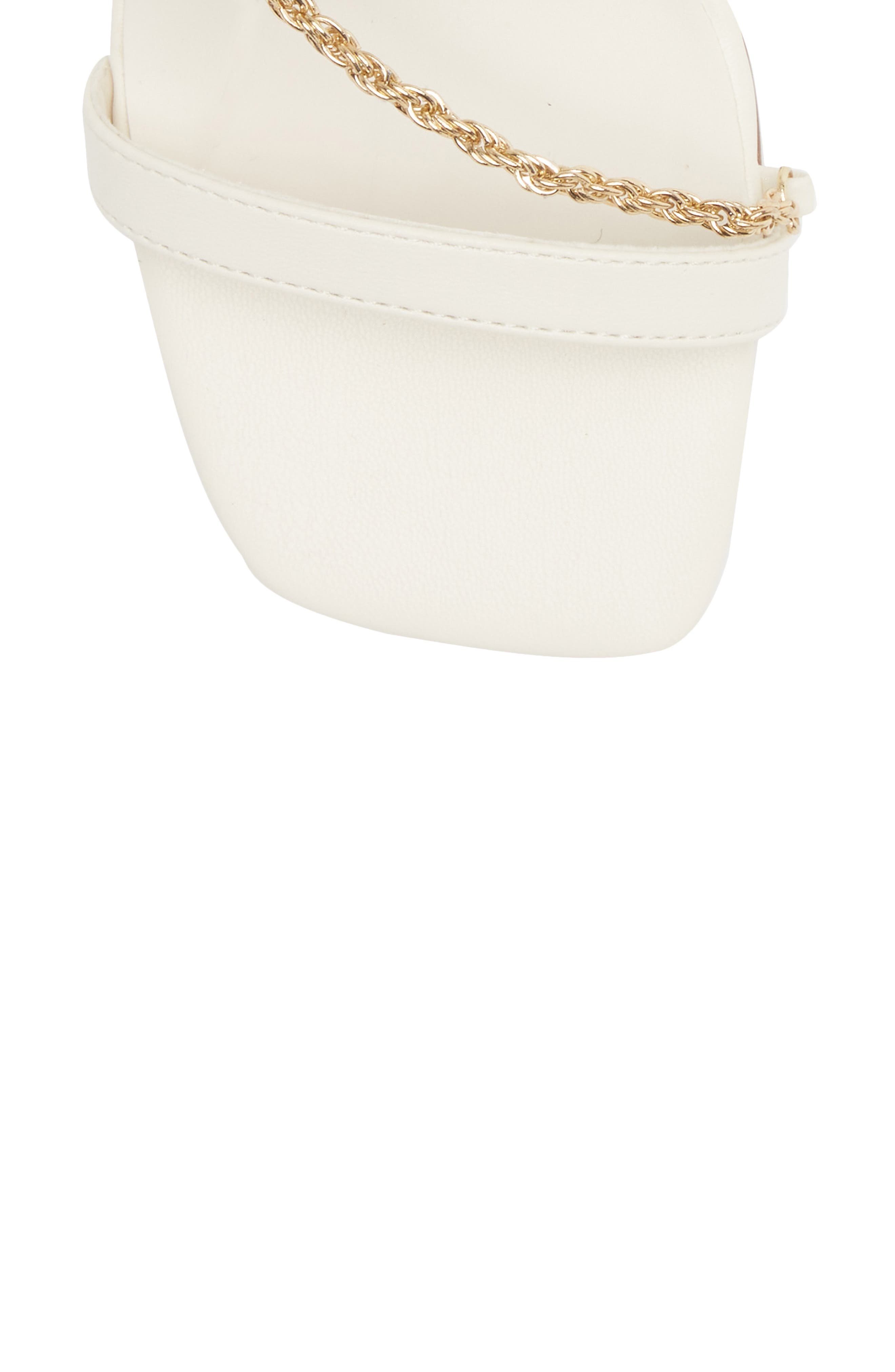 Open Edit Renata Chain Ankle Strap Sandal, Alternate, color, 