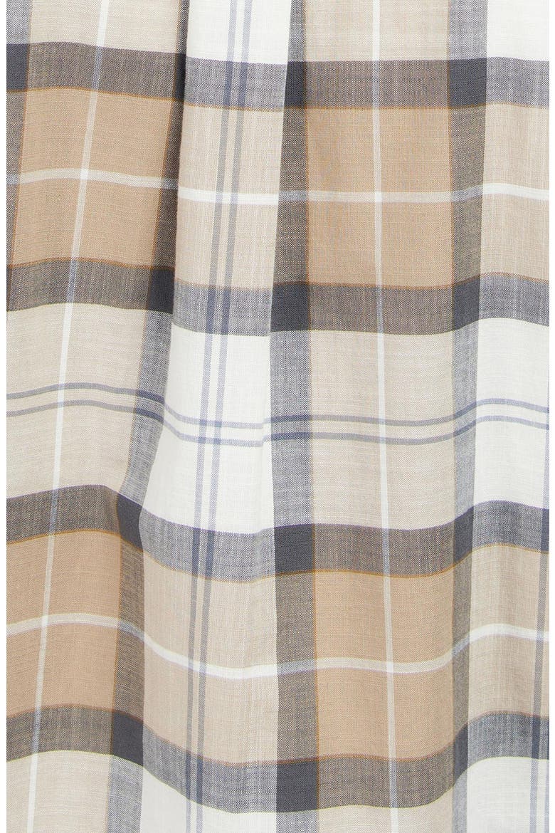 Gordon Plaid Short Sleeve Button-Up Shirt, Alternate, color, AMBLE SAND TARTAN