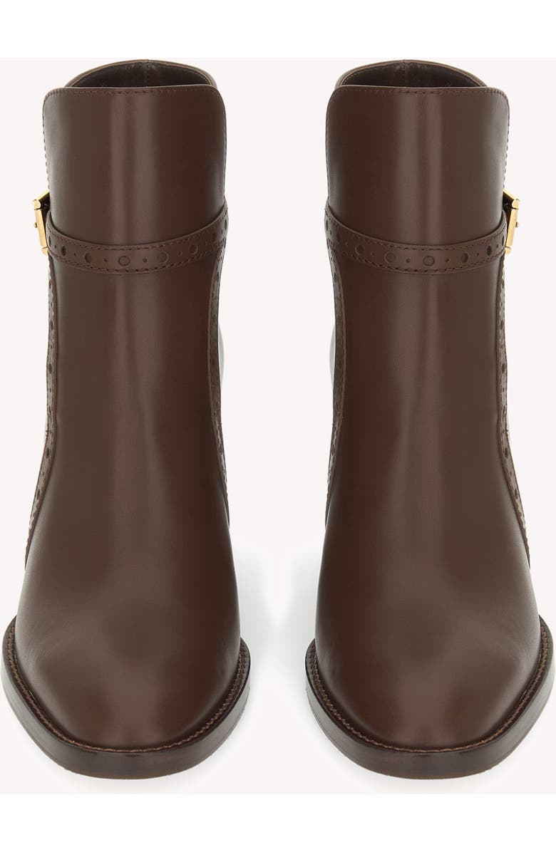 Gianvito Rossi Fes Bootie Booties, Alternate, color, Brown Calf Leather